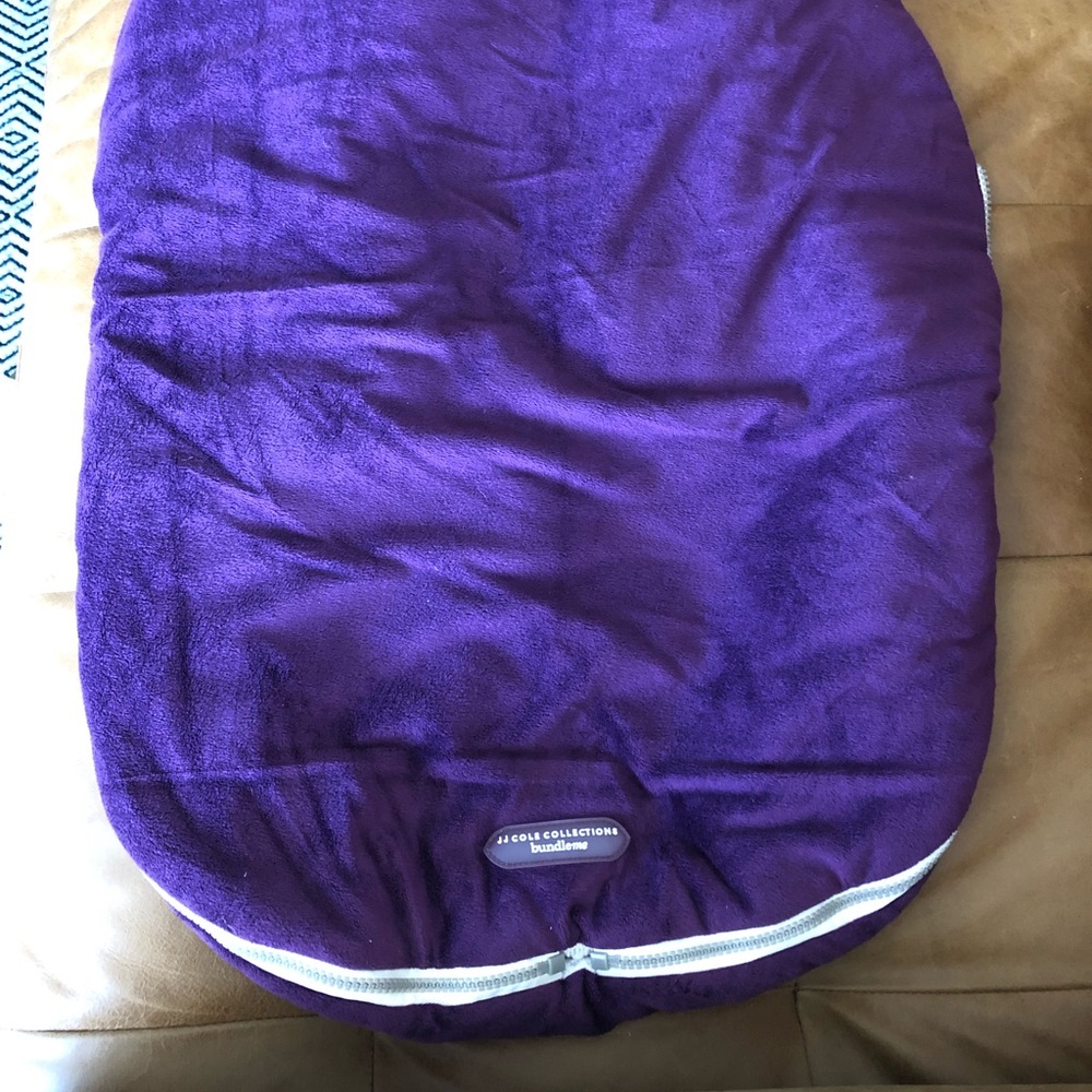 Kk Cole Bundle me plush stroller warmer - purple